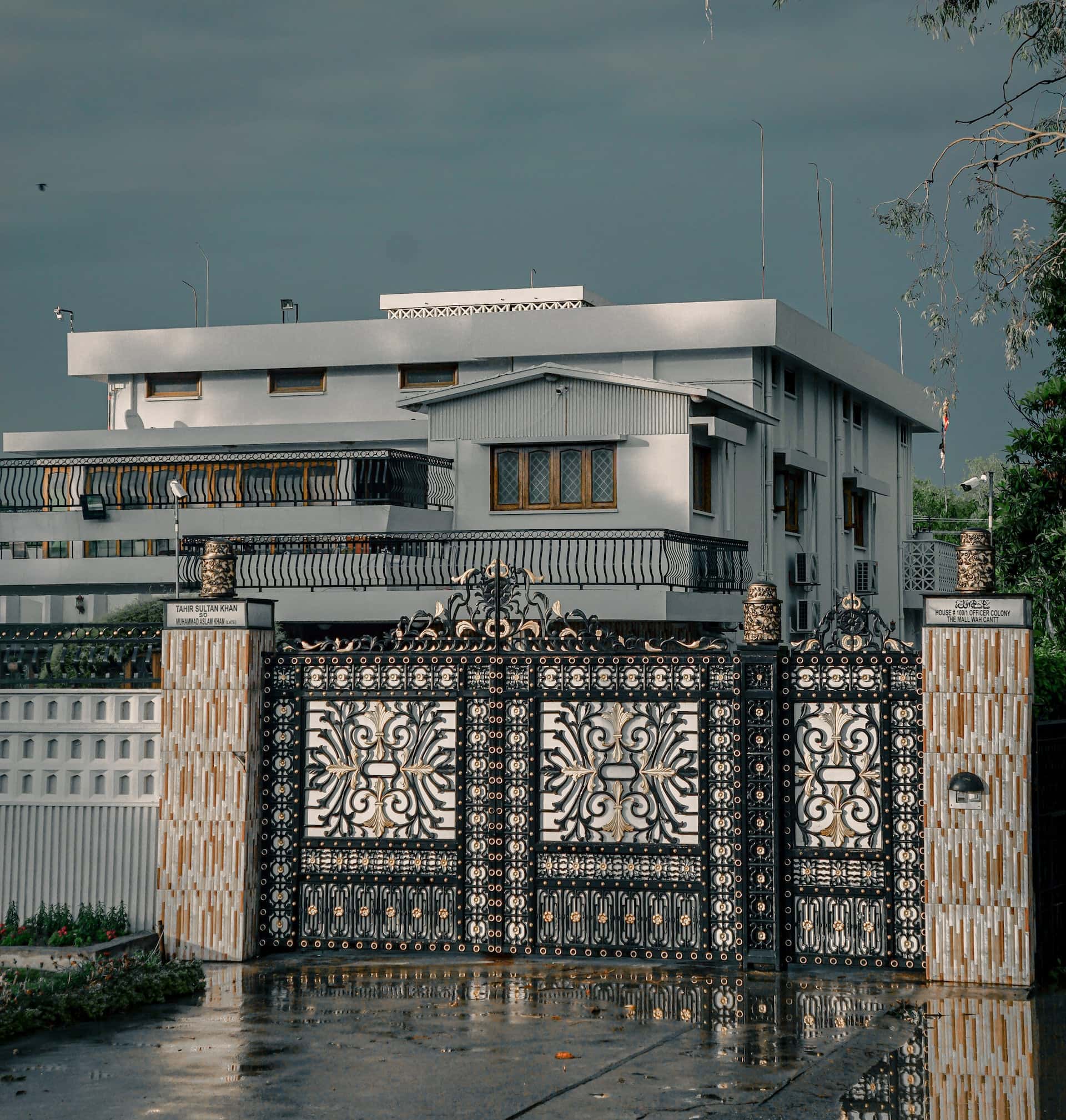 stainless steel auto gate design