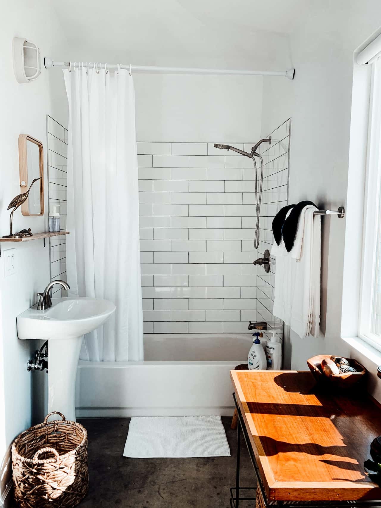 stylish and functional shower curtain