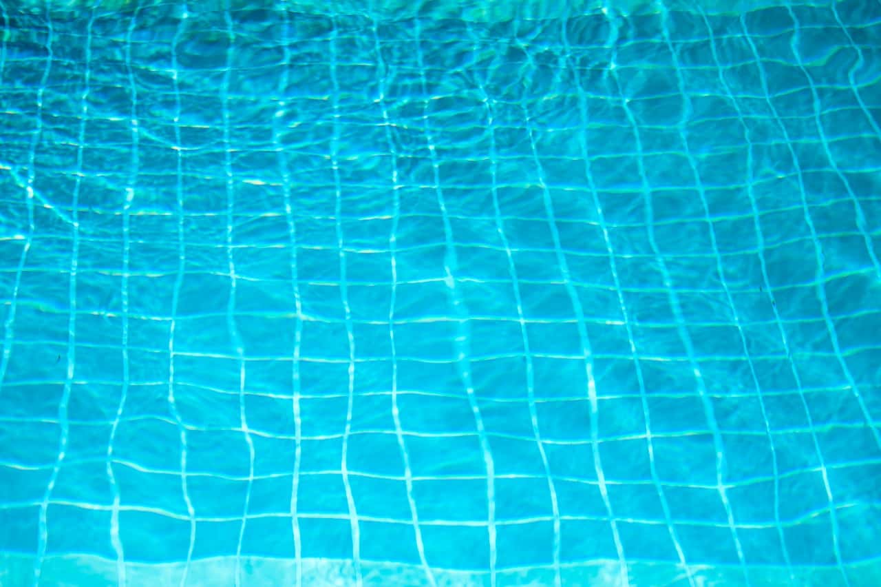 Swimming Pool with Checkered Tiles