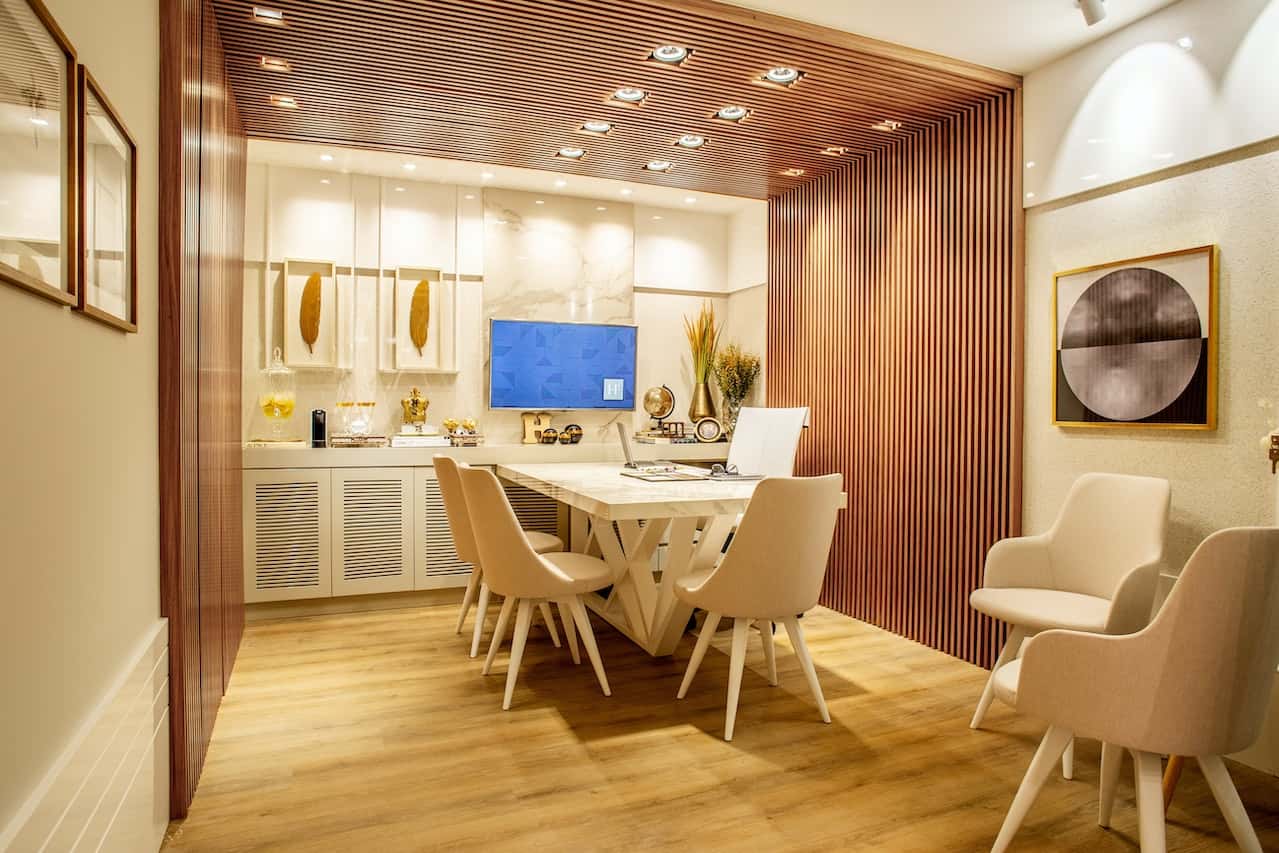 textured false ceiling for dining rooms