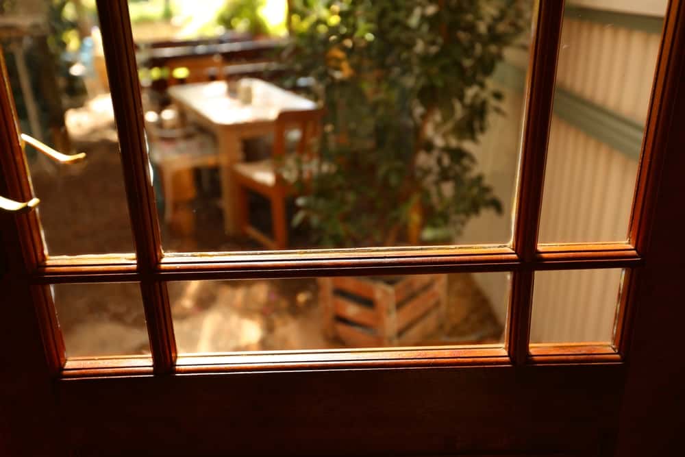 transparent patio doors