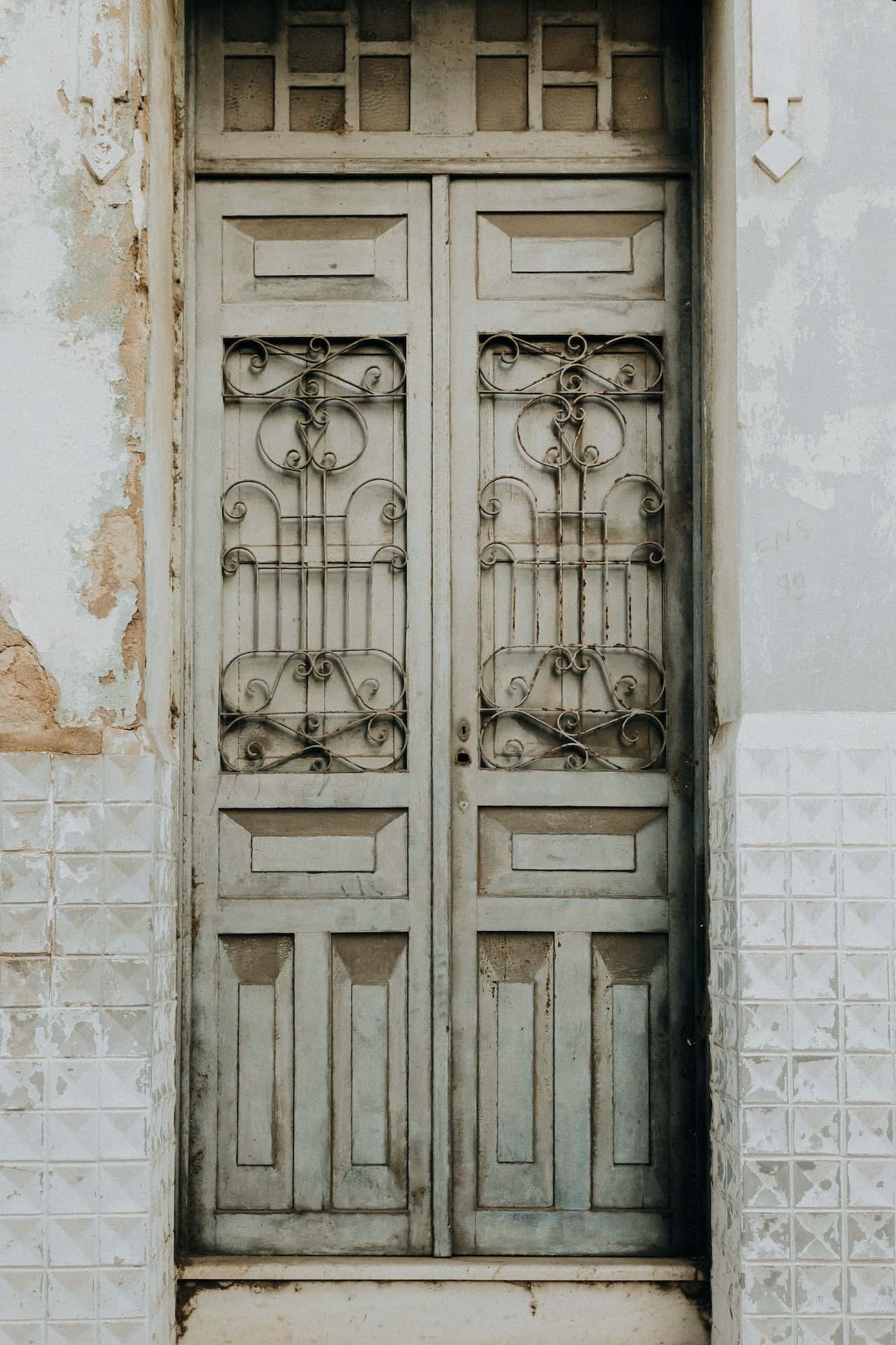 Veneer Double Door Design