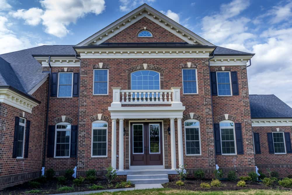 victorian balcony house portico design