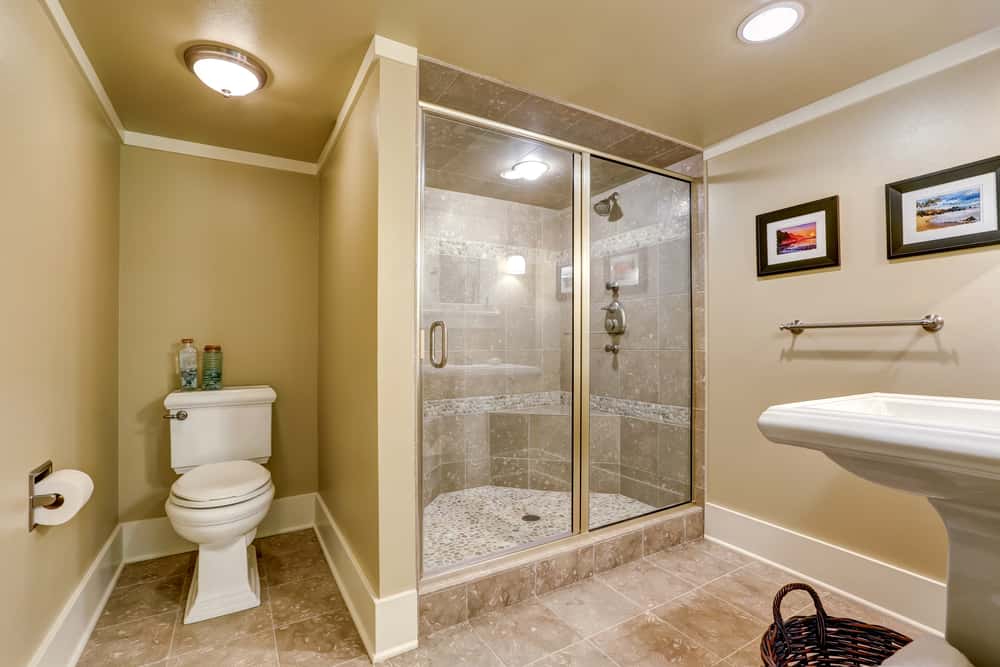 Washroom Glass Door Design