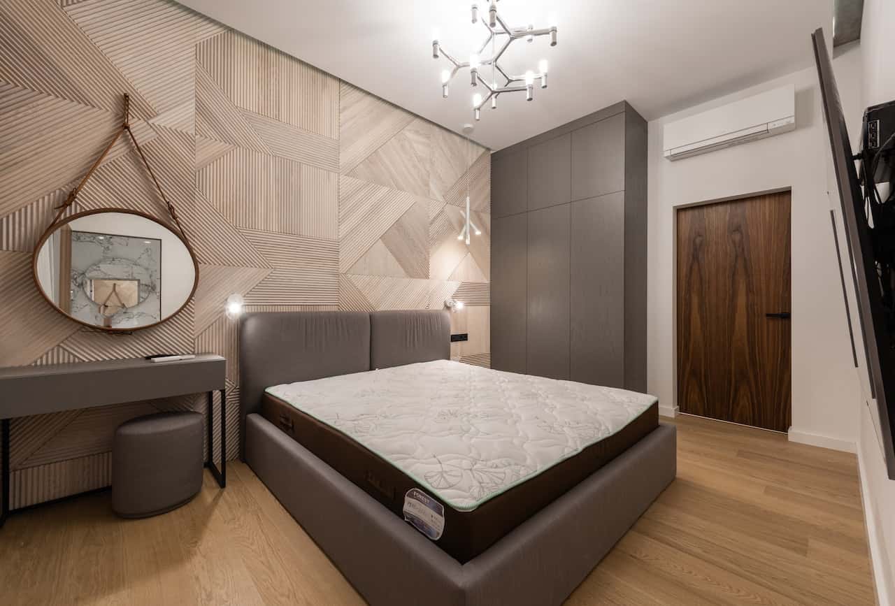 waterfall bedroom door