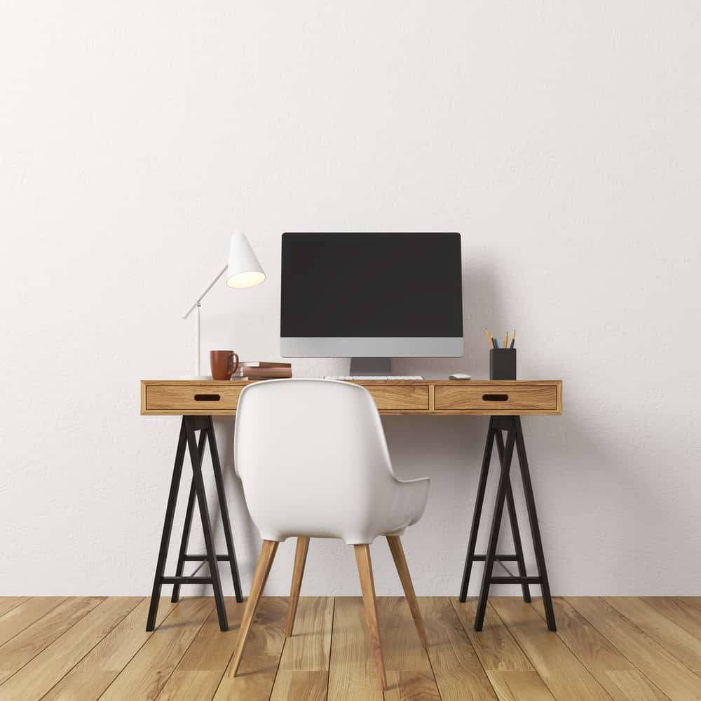 work-from-home office setup