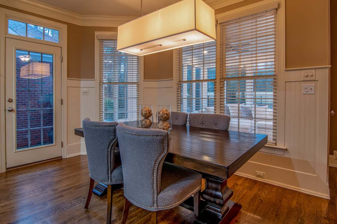 antique wooden dining table design
