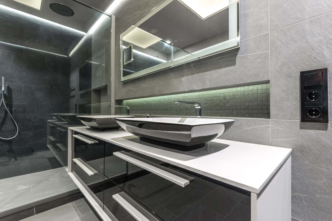 bathroom basin cabinet design
