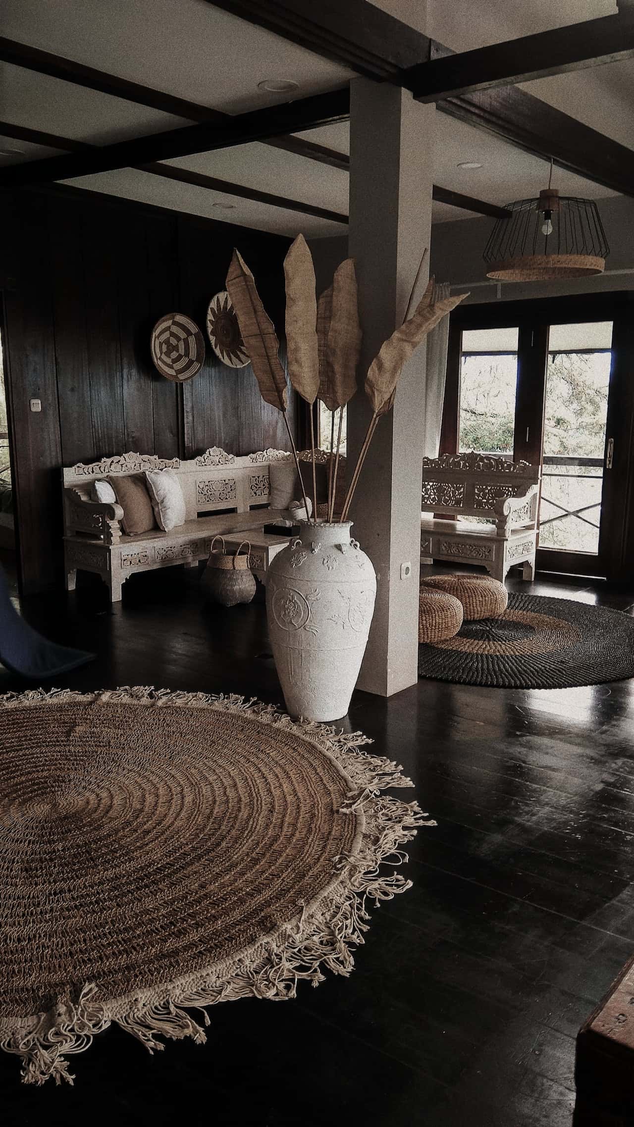 beamed ceilings