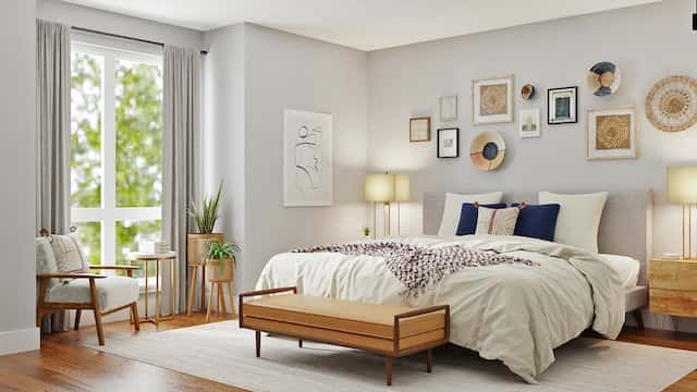 bed back wall design