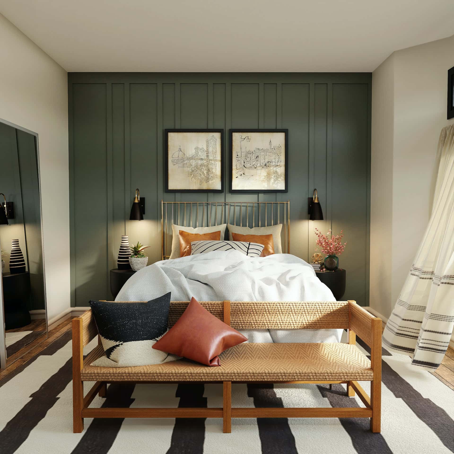 bedroom wall 3d design