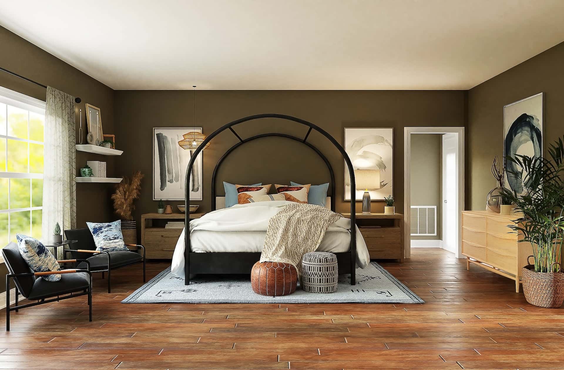 bedroom wall design ideas