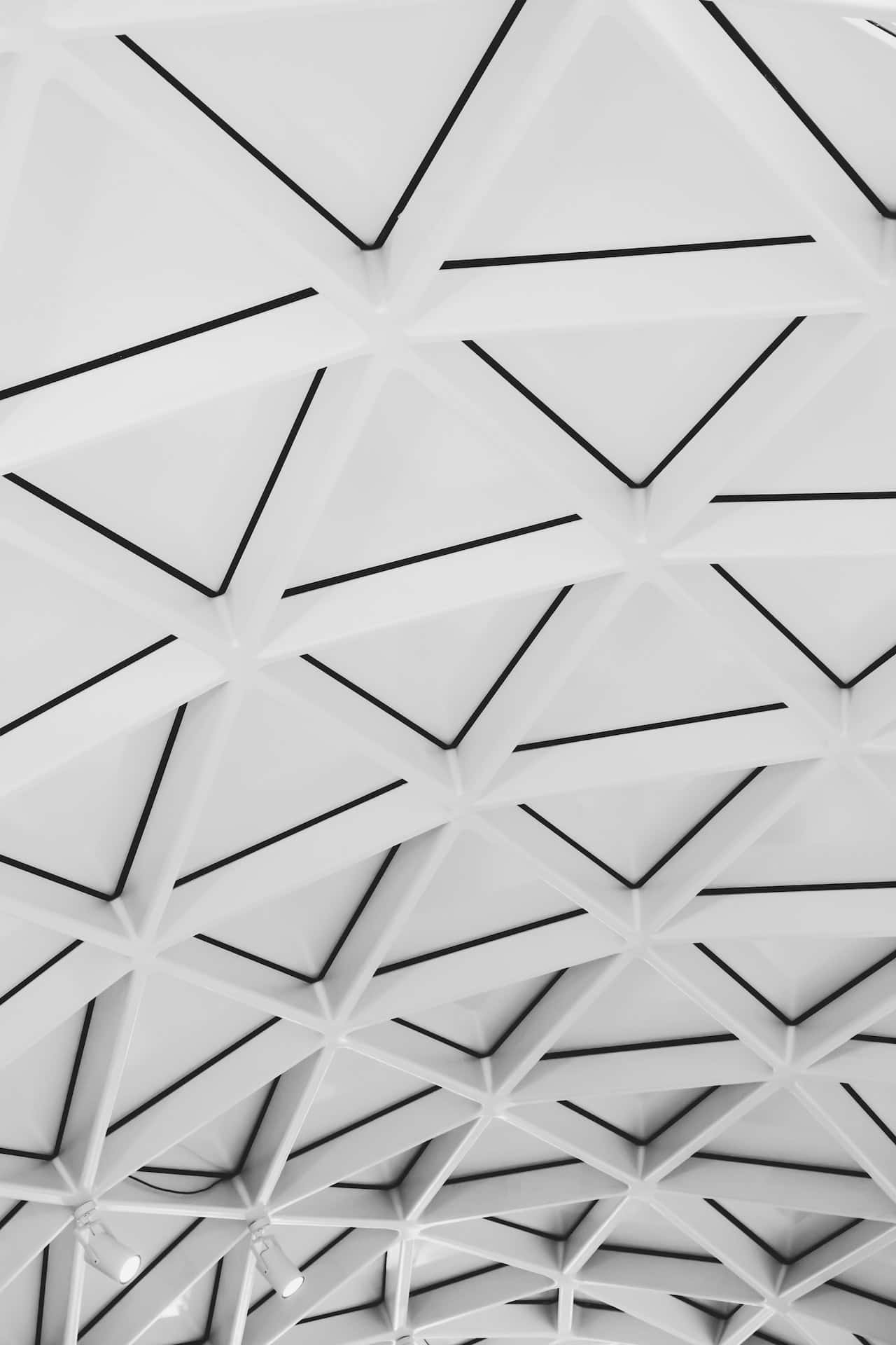 black and white pop ceiling design