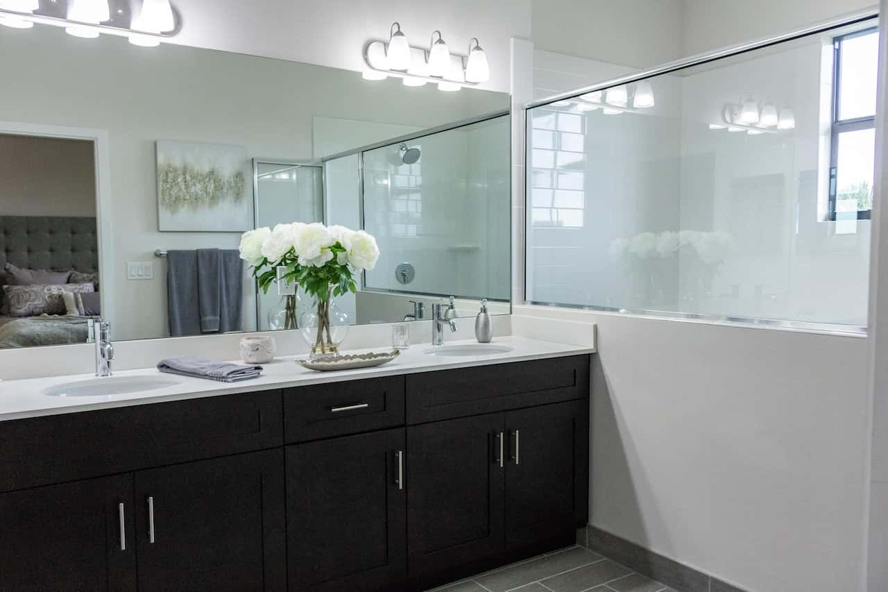black bathroom cabinet designs