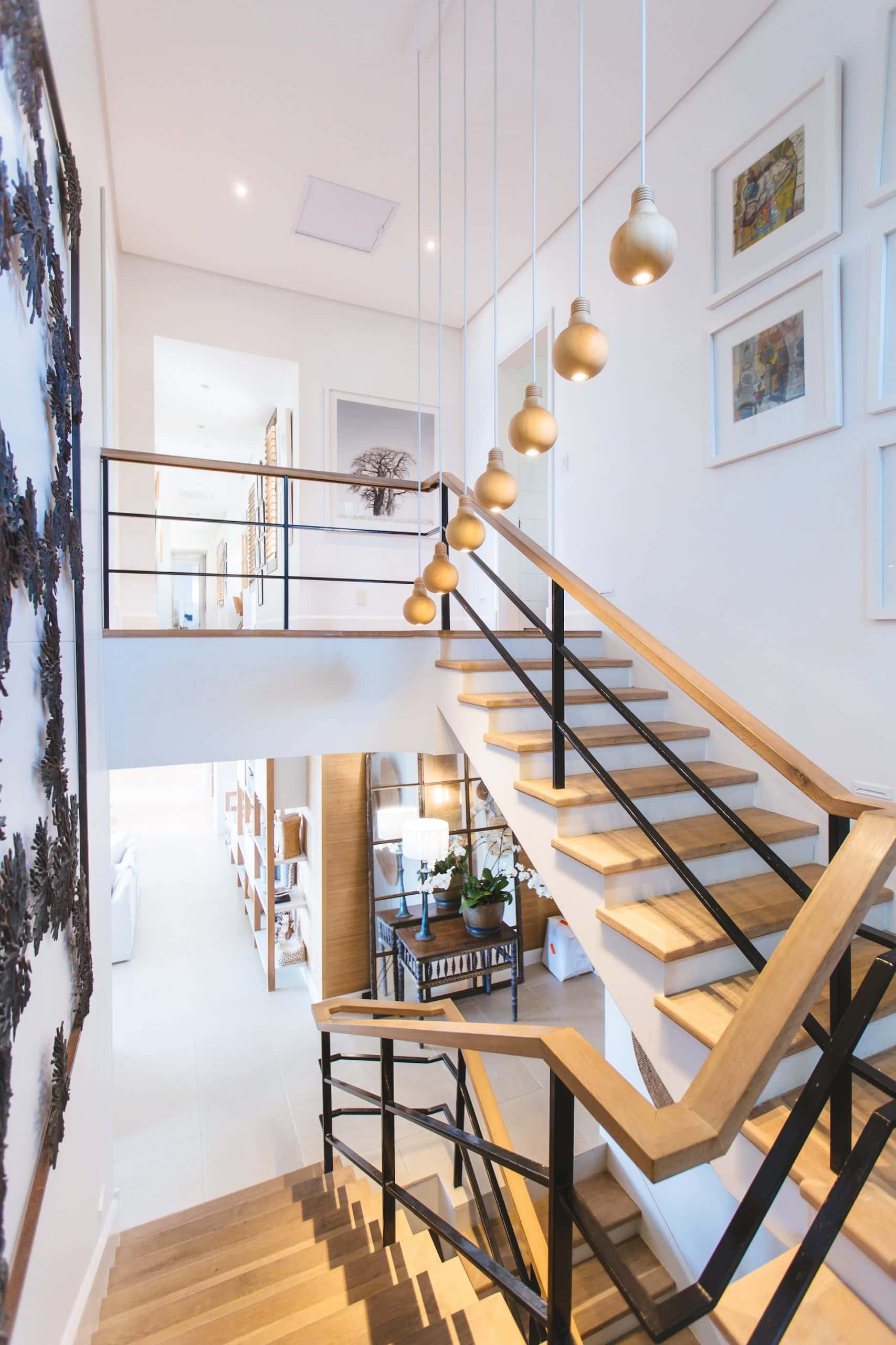 black metallic railing design
