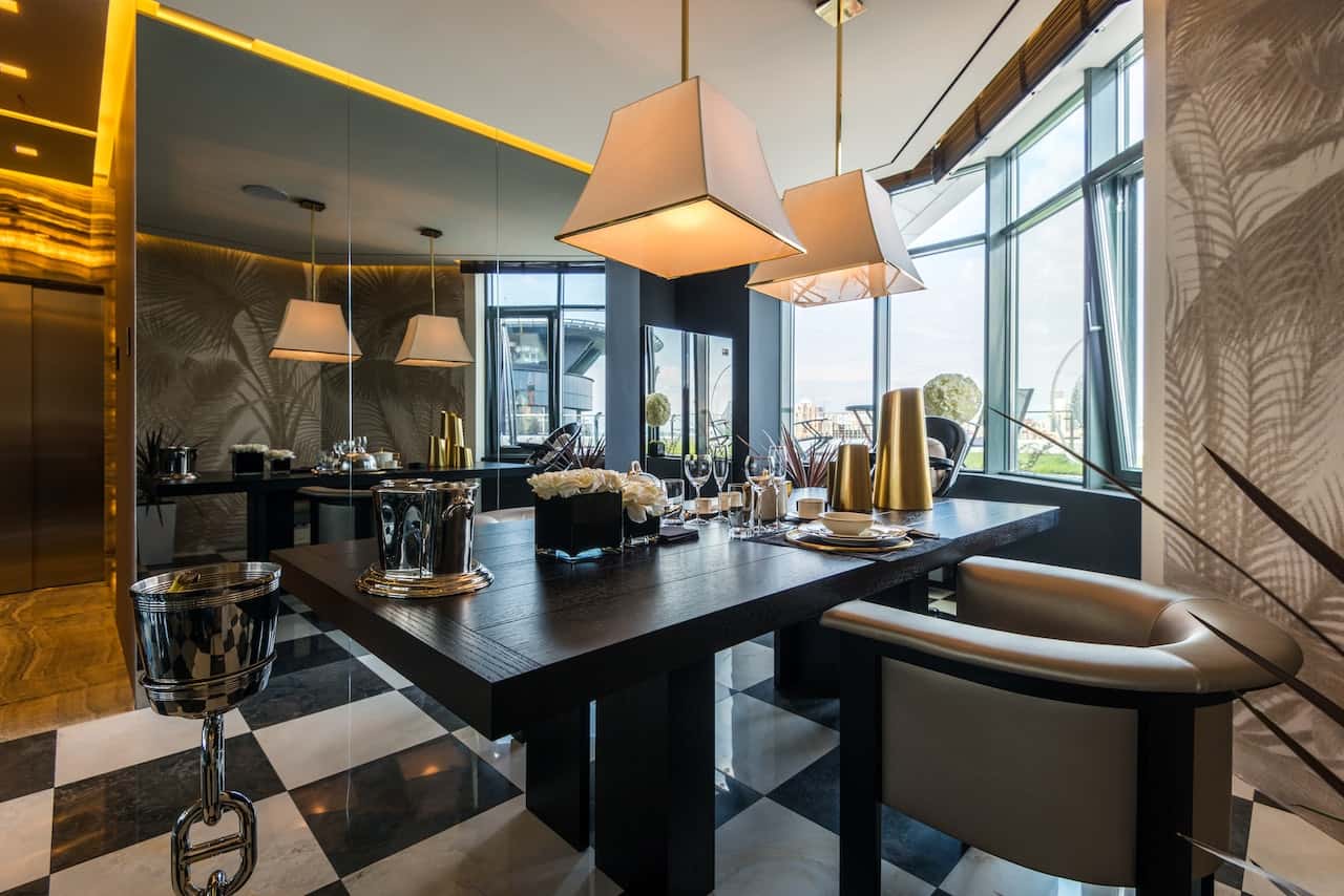 bronze mirror wall panels