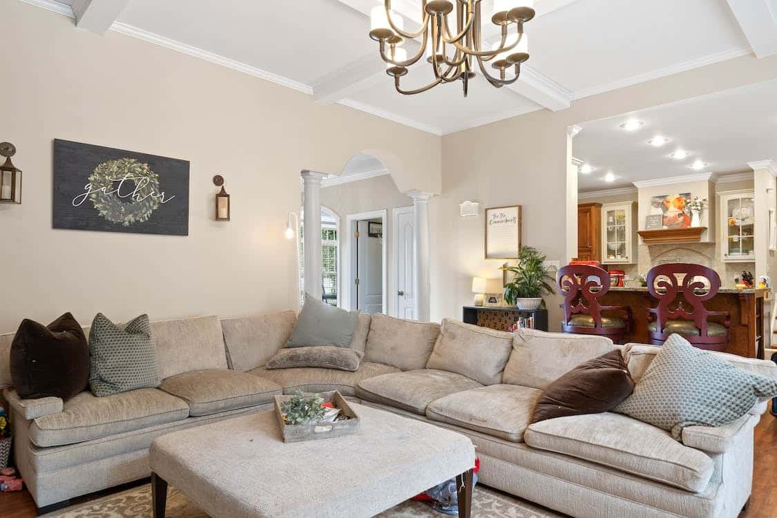 coffered ceilings