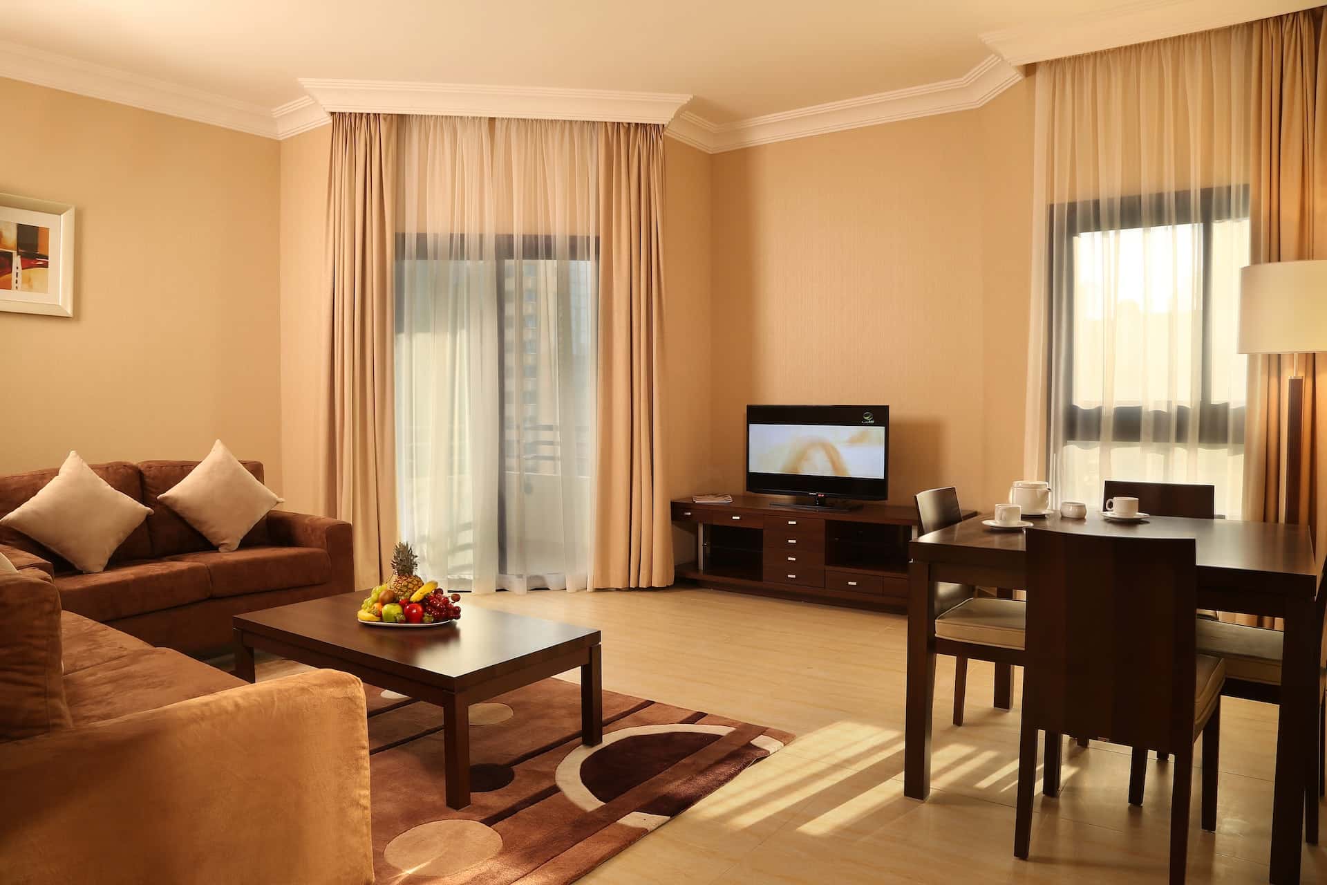 combination of beige and gold for a regal appeal