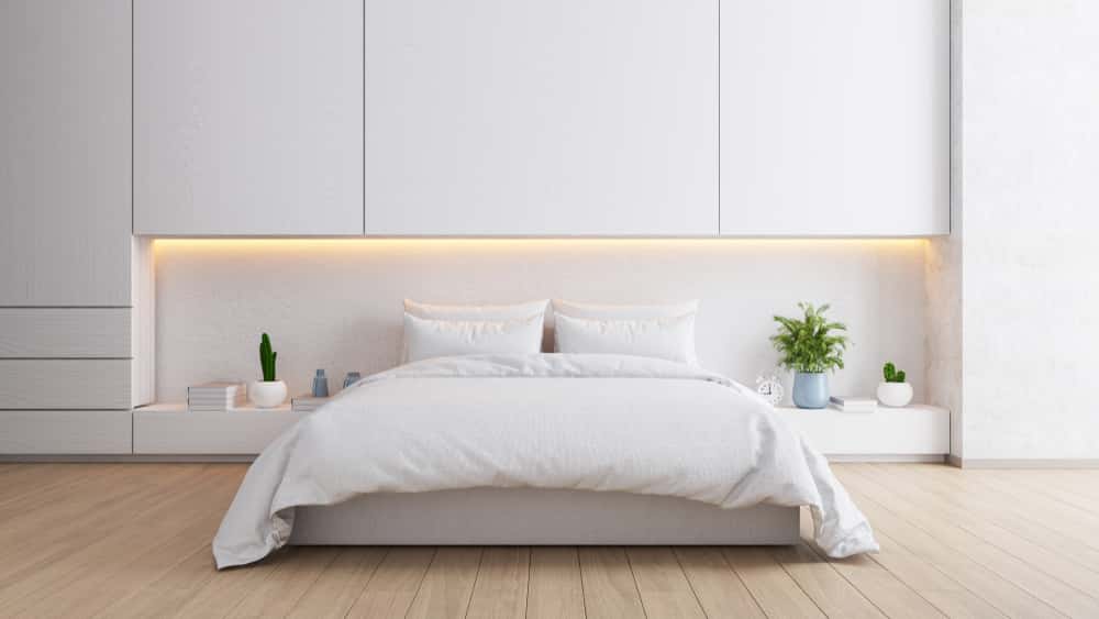 comfortable bed
