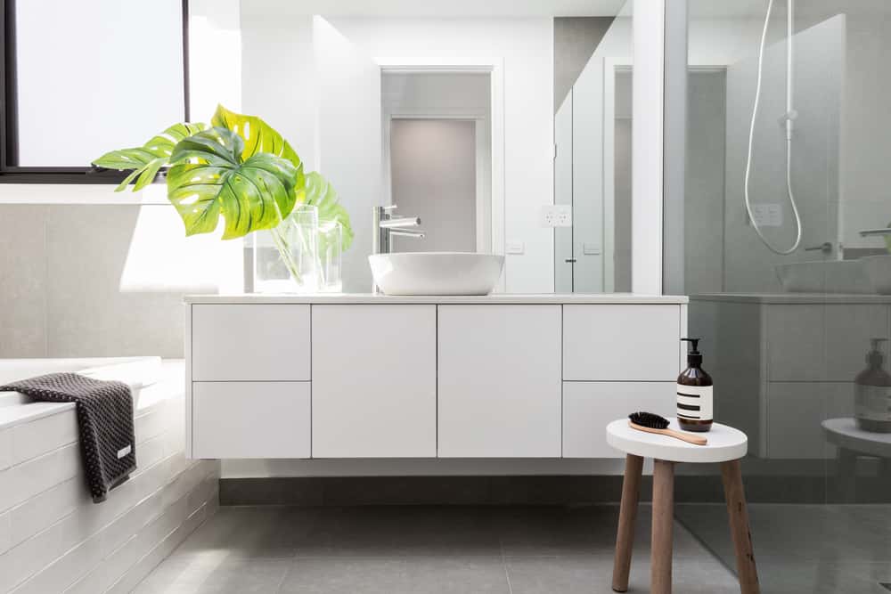 contemporary styled store room design