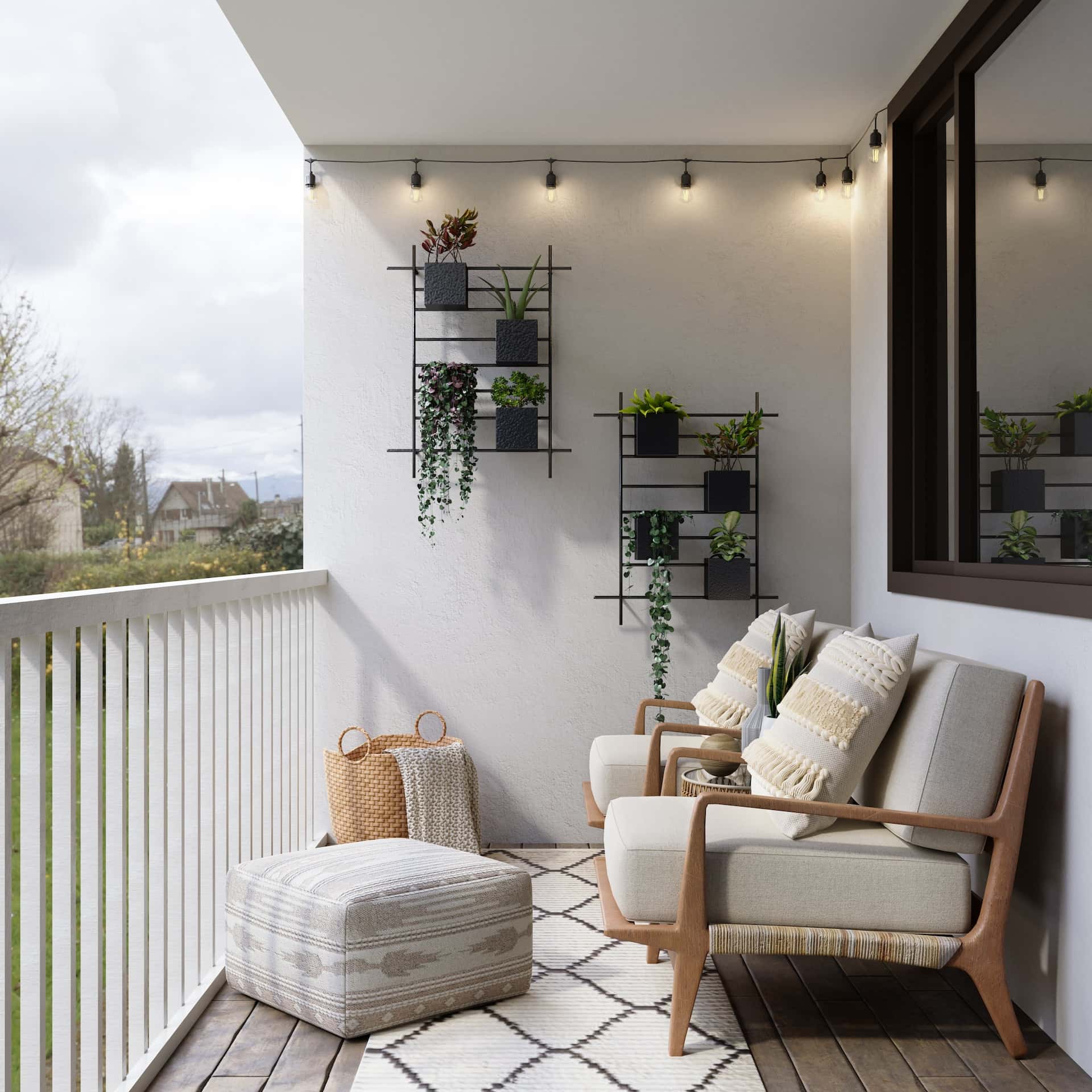 cozy balcony