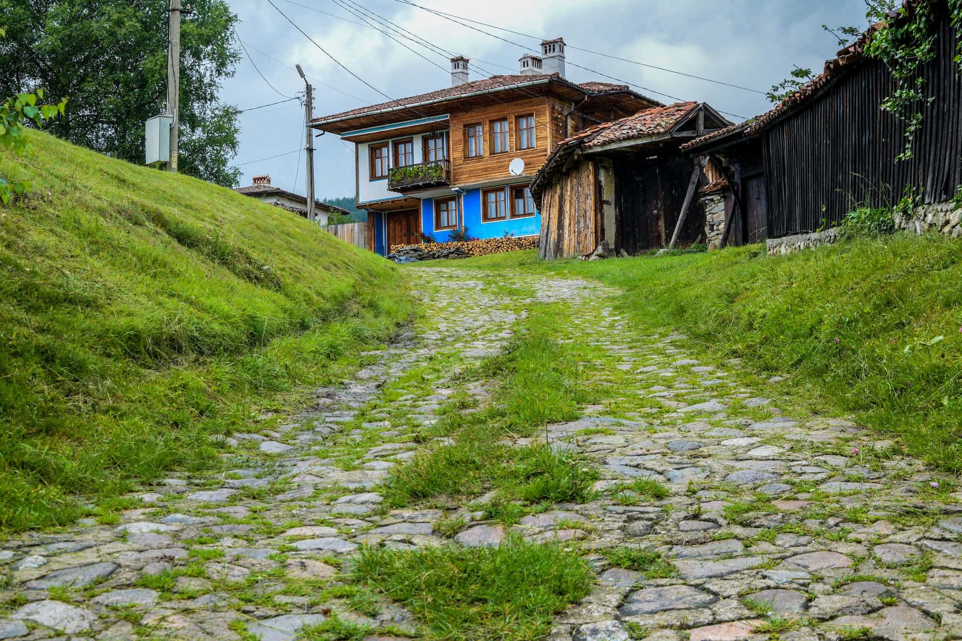 double-storeyed village home design