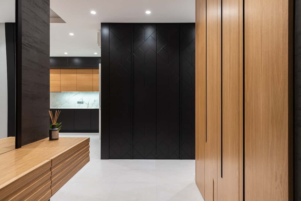 dual-toned wardrobe laminate designs