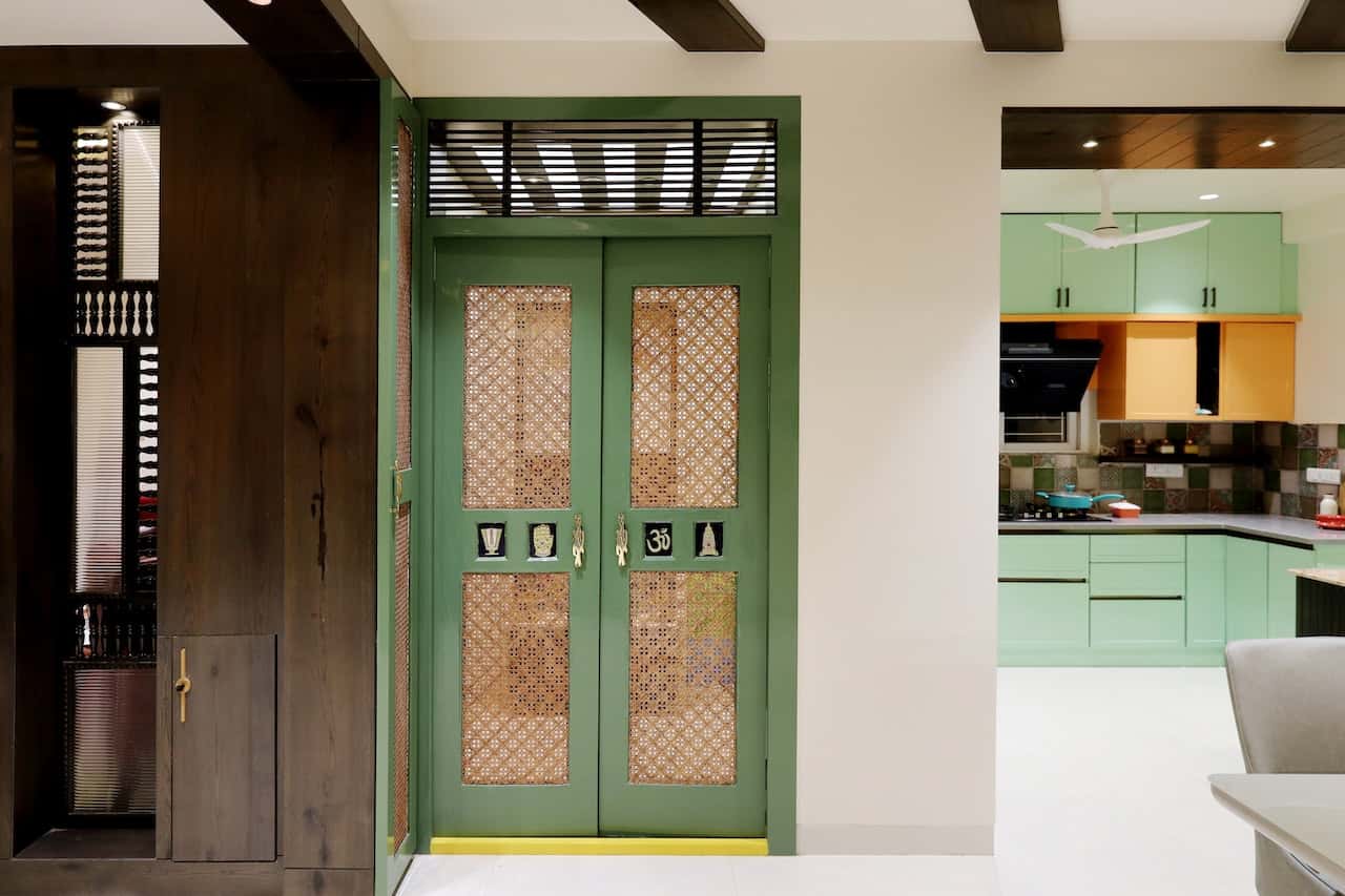 Traditional mosquito net door designs for home entryway