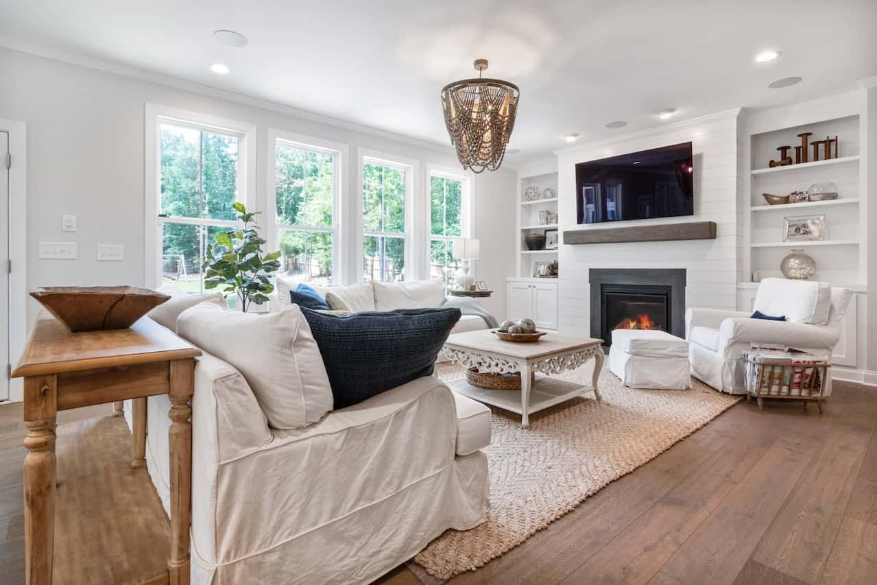 false ceiling for l shaped living room