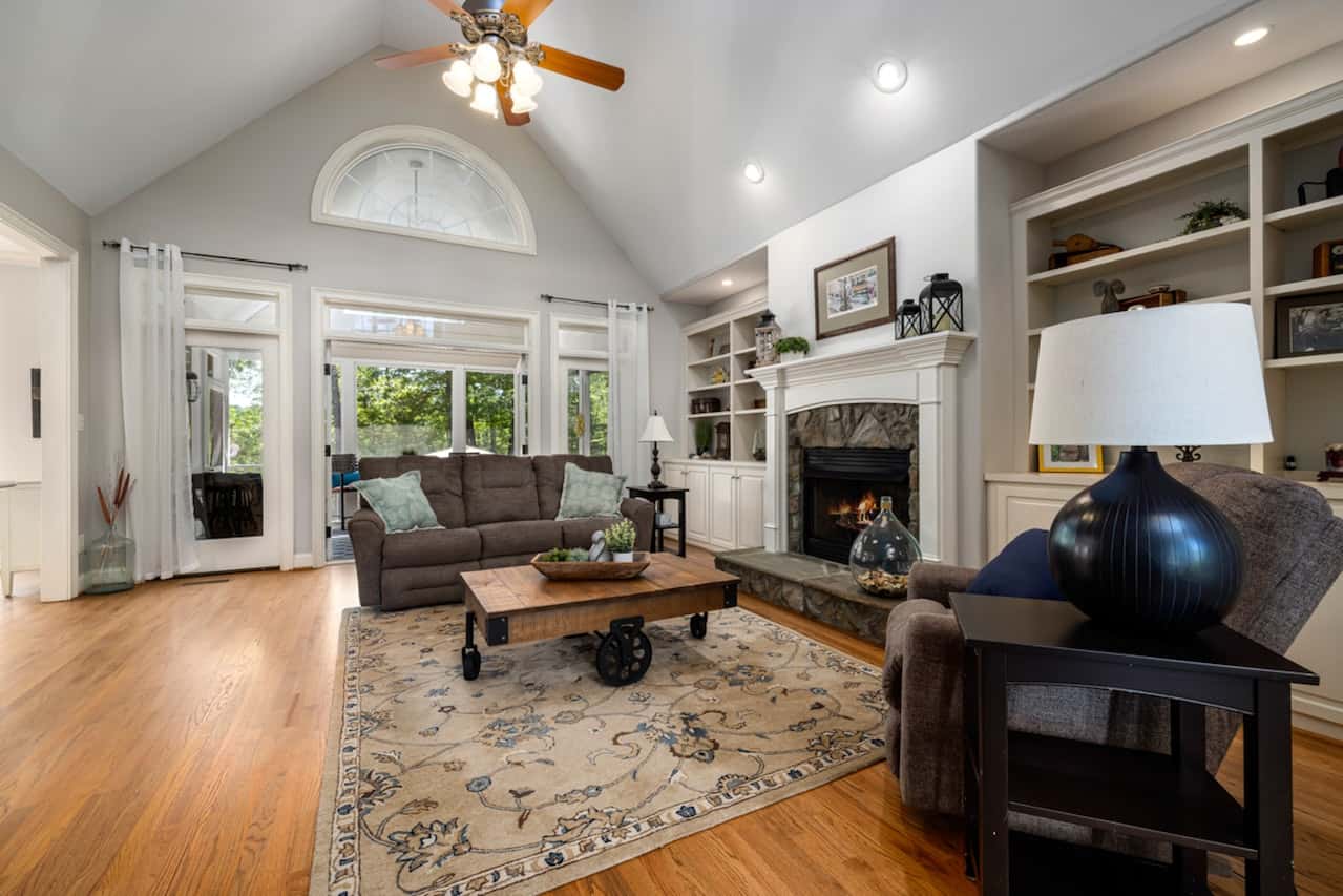 farmhouse interior design living room