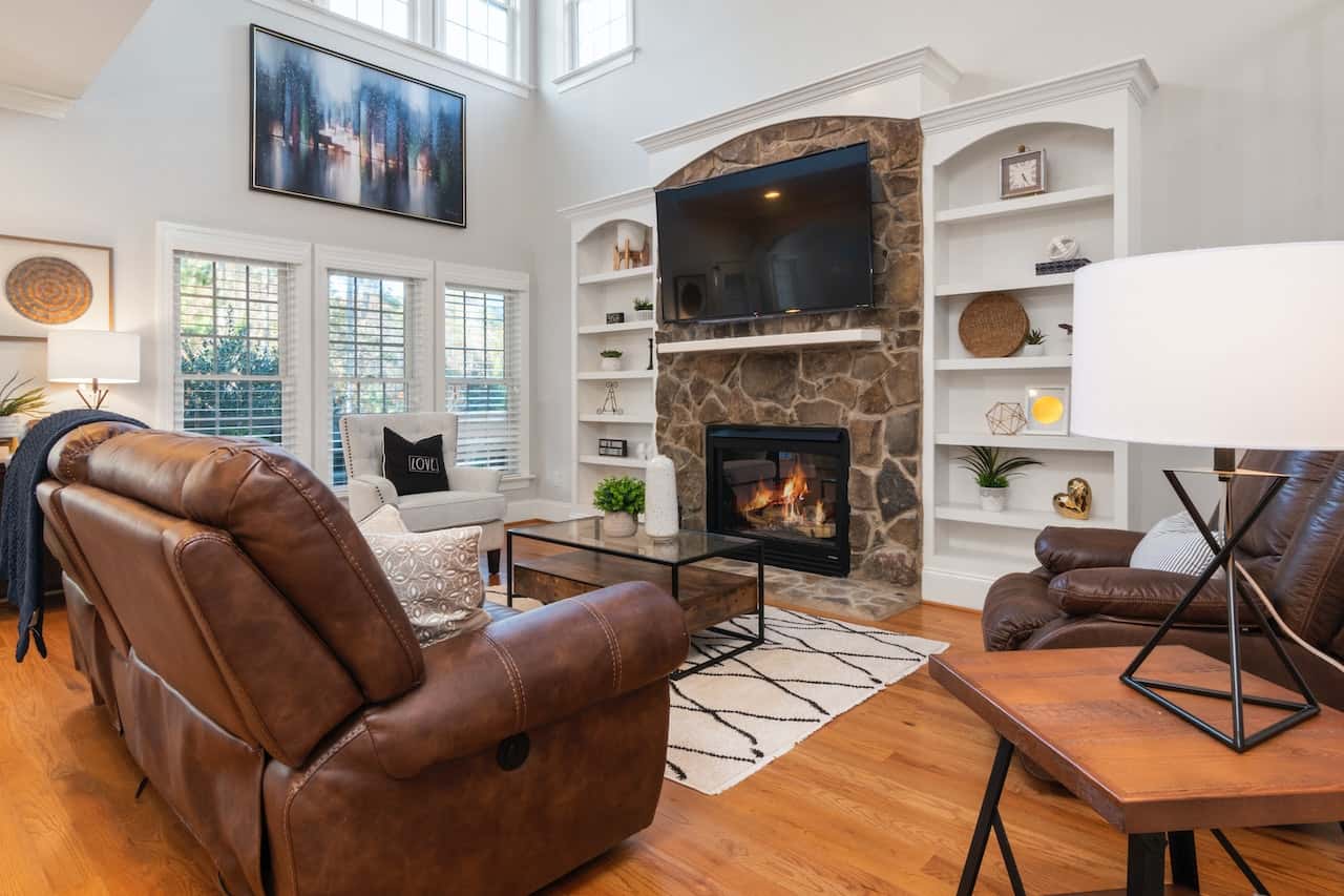 farmhouse-style living rooms ideas