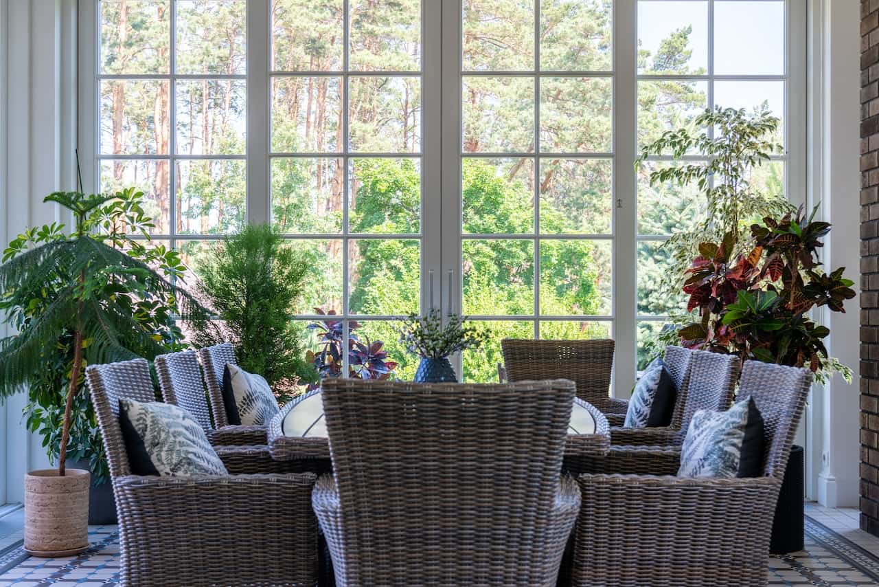 french style aluminium doors