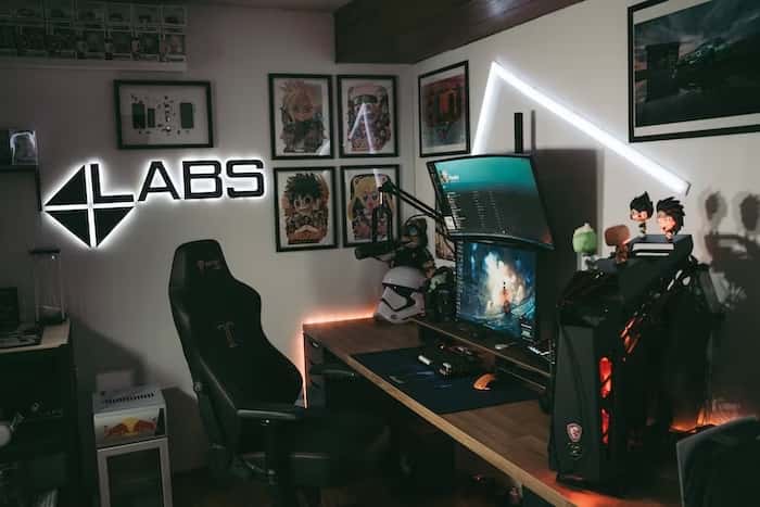 furniture of gaming room
