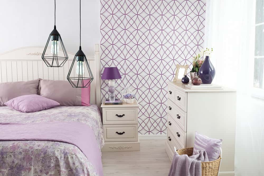 geometric textured paint design