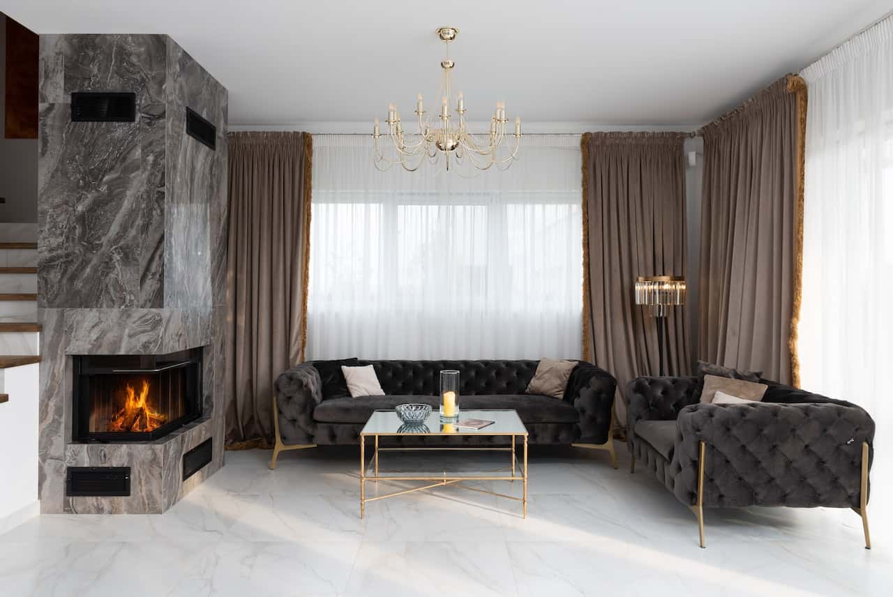 granite pillar tile design