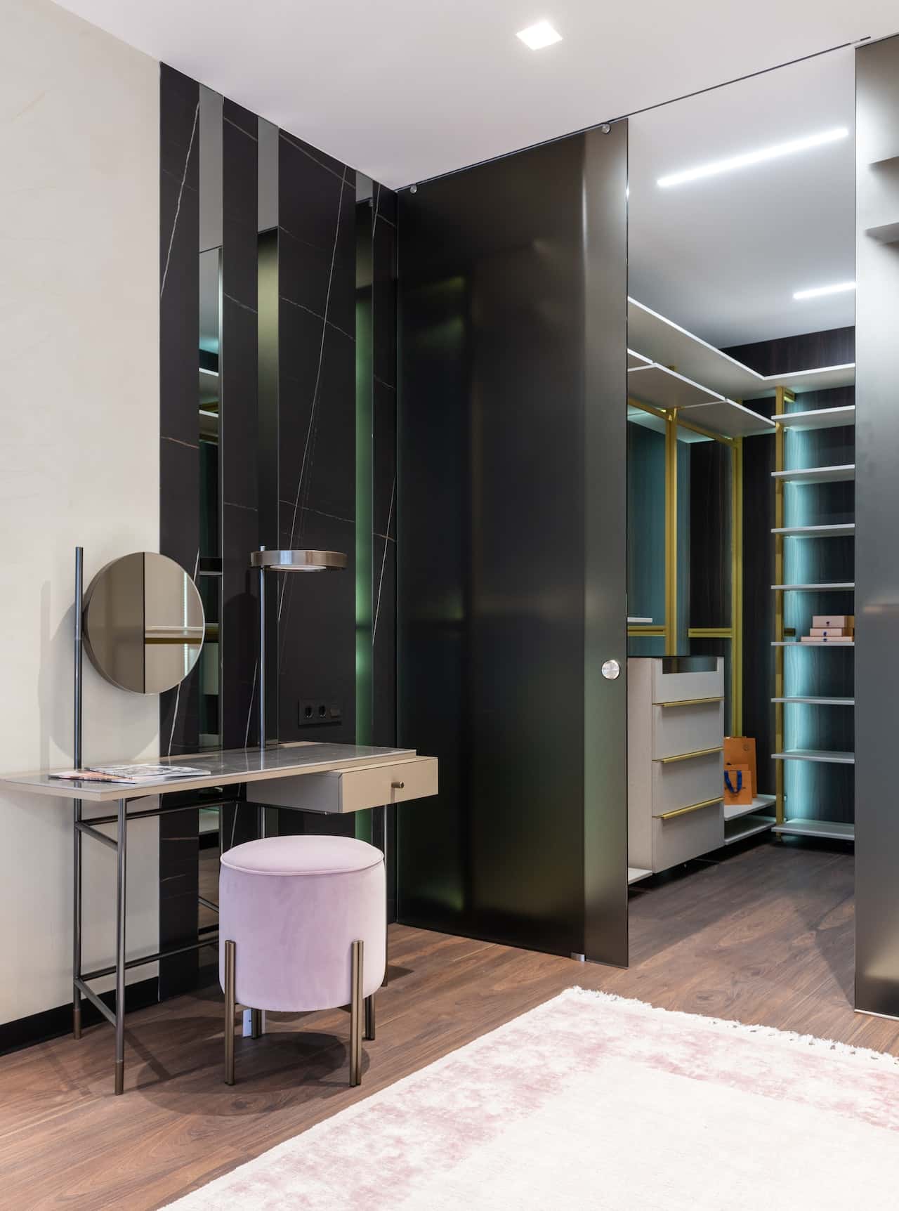 grey colour dressing table