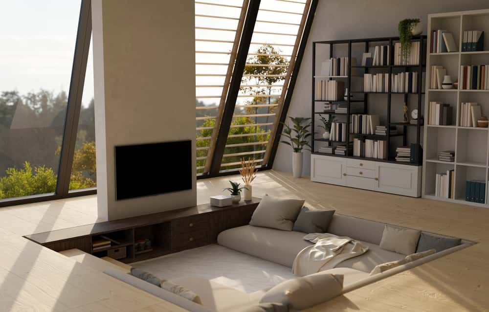 indoor conversation pits