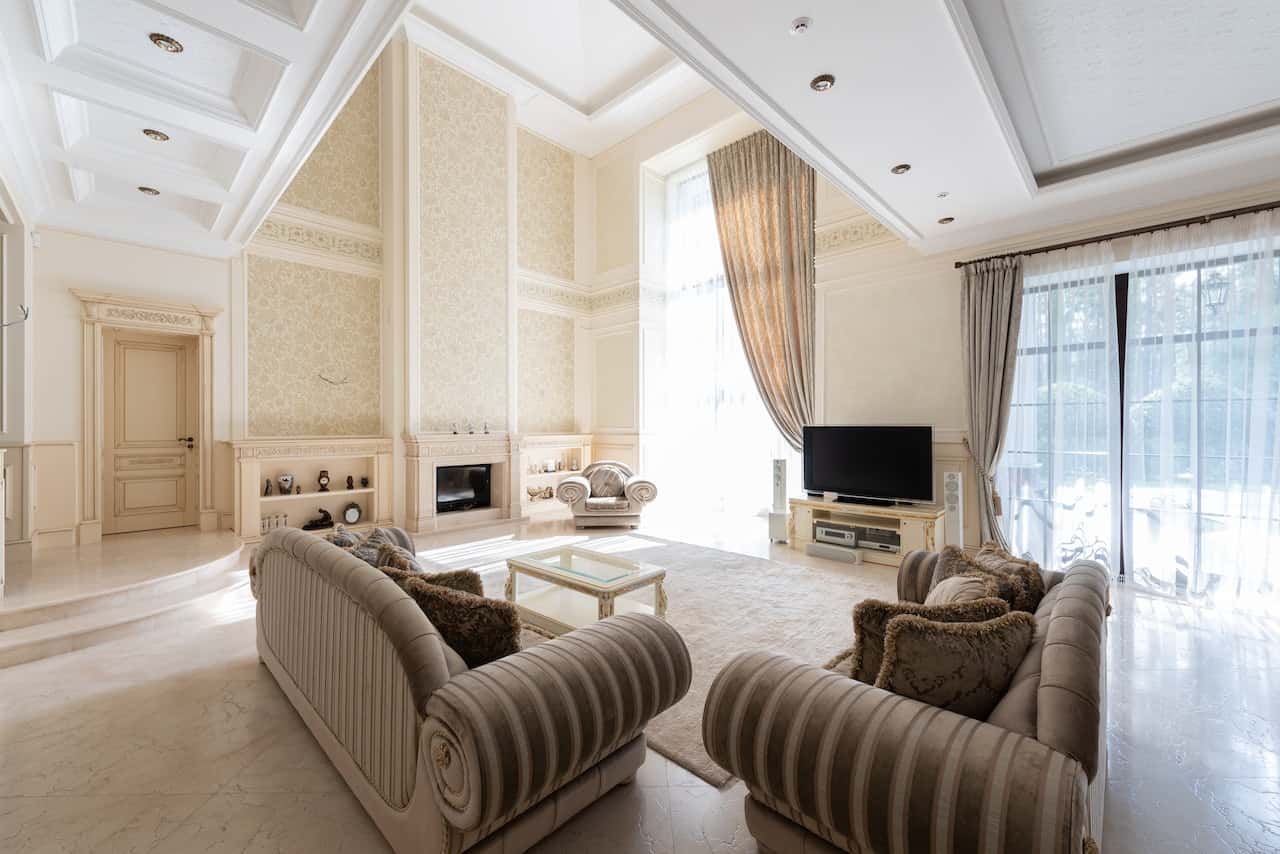 l shape false ceiling