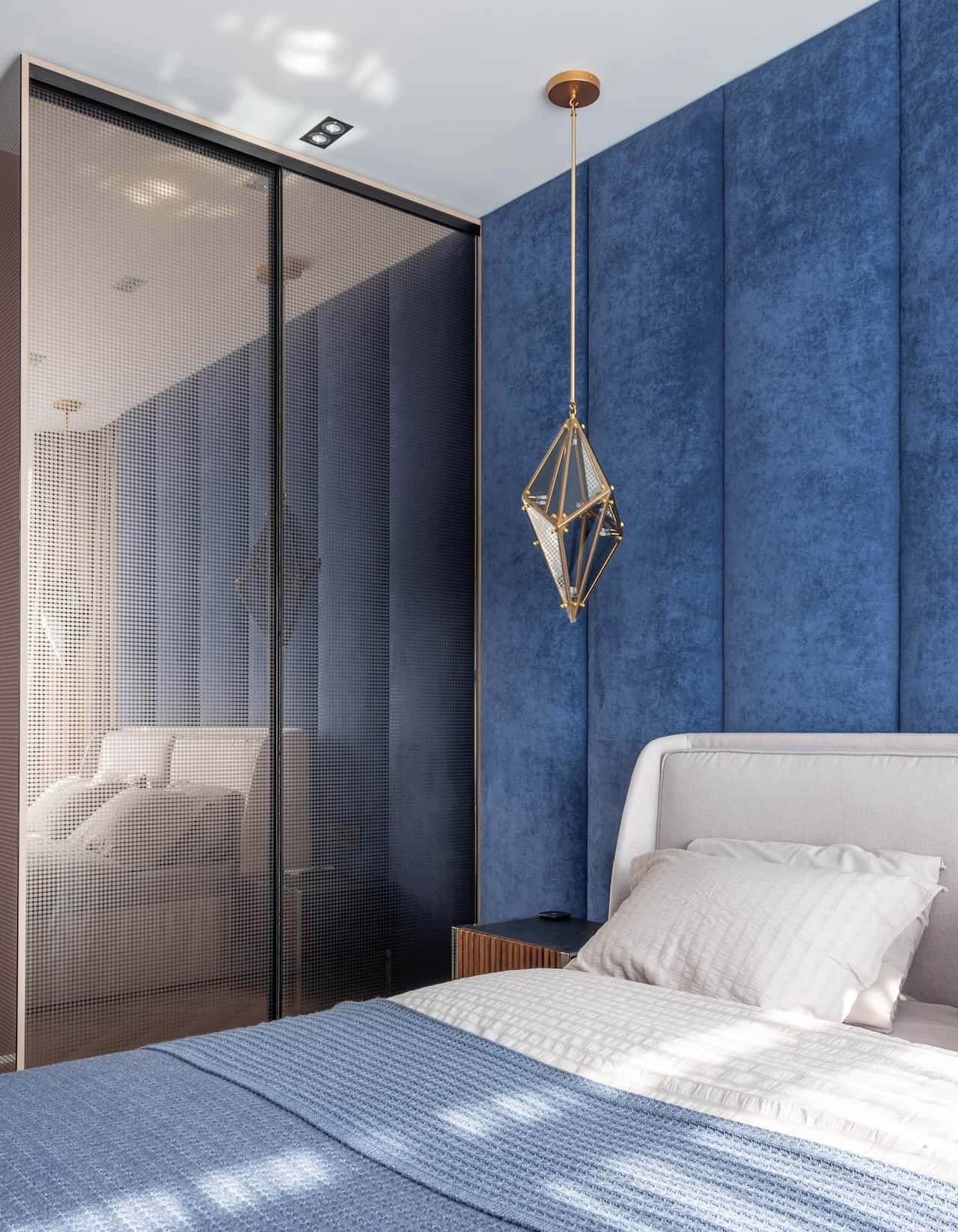 large mirrored wardrobe