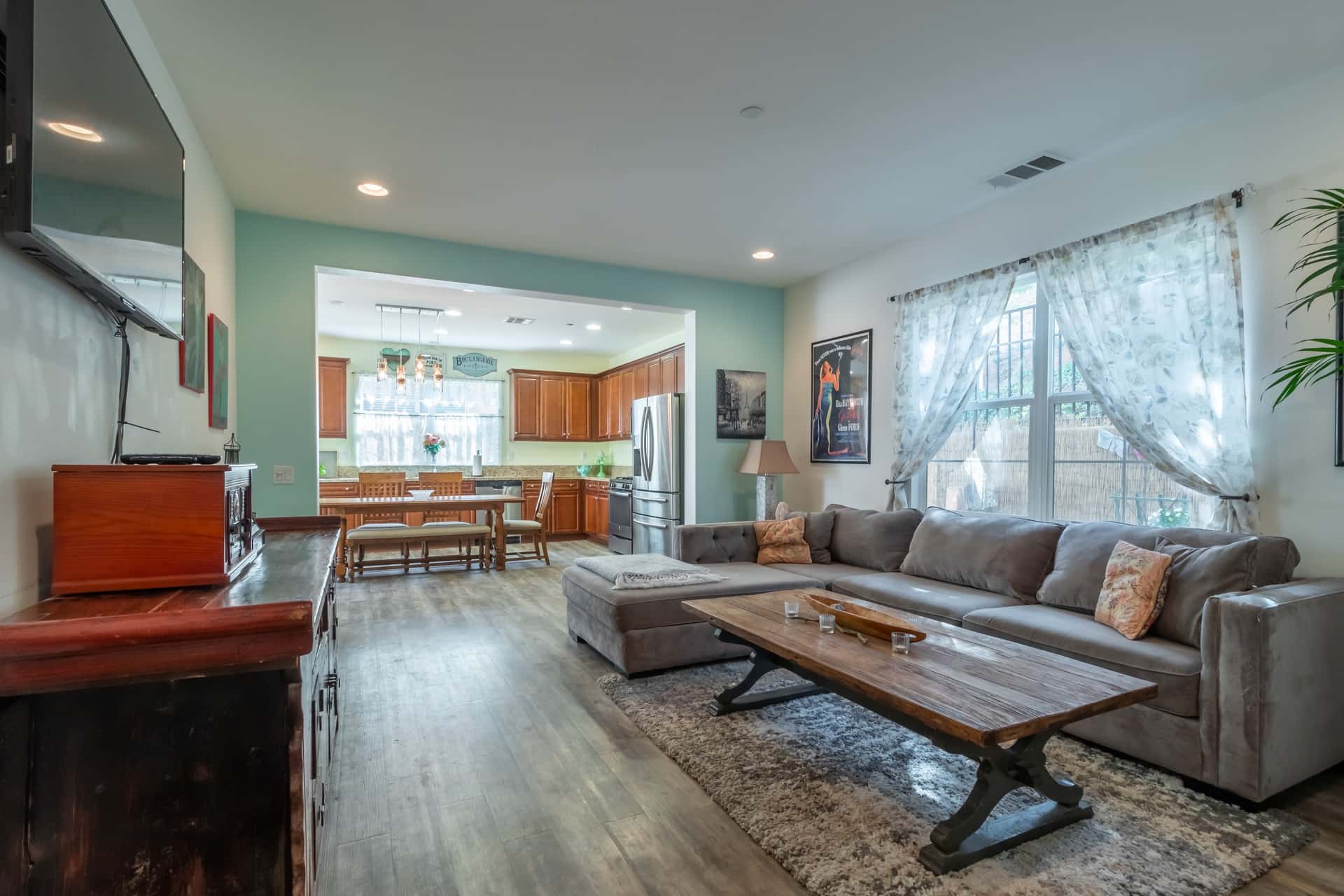 living room divider curtain