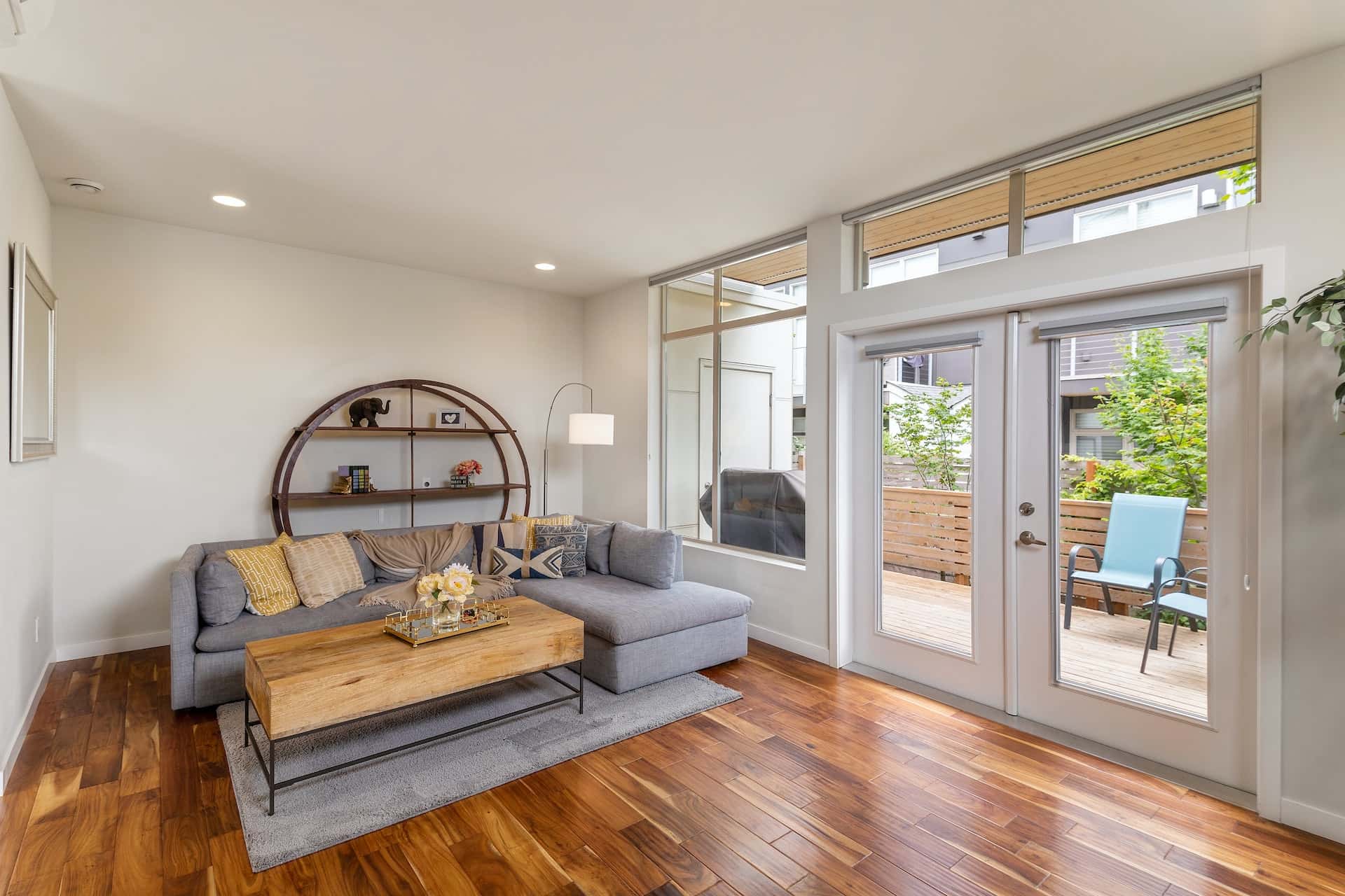 living room glass door