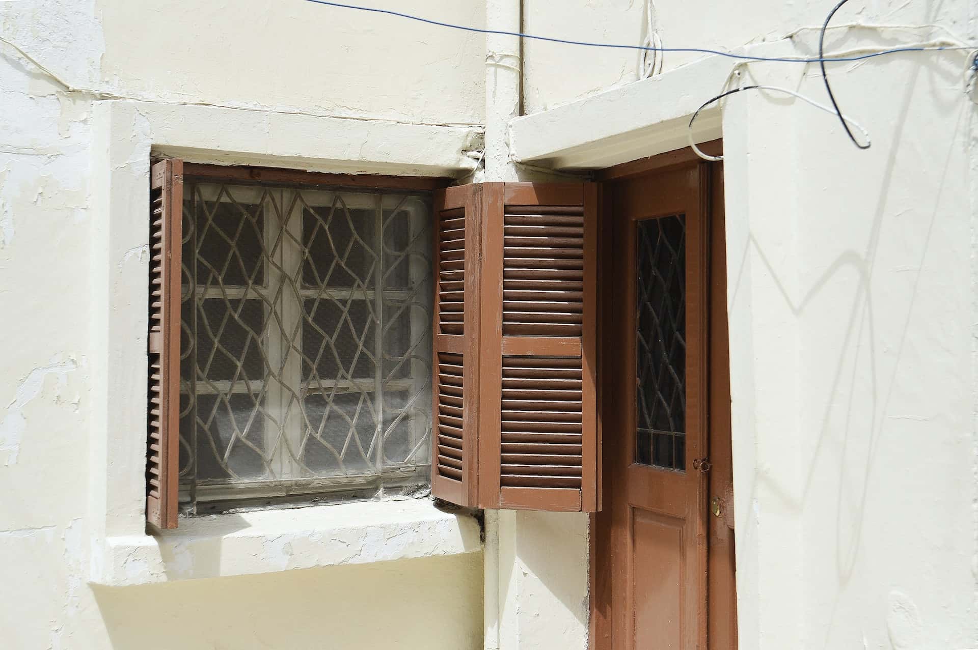 louvred upvc window