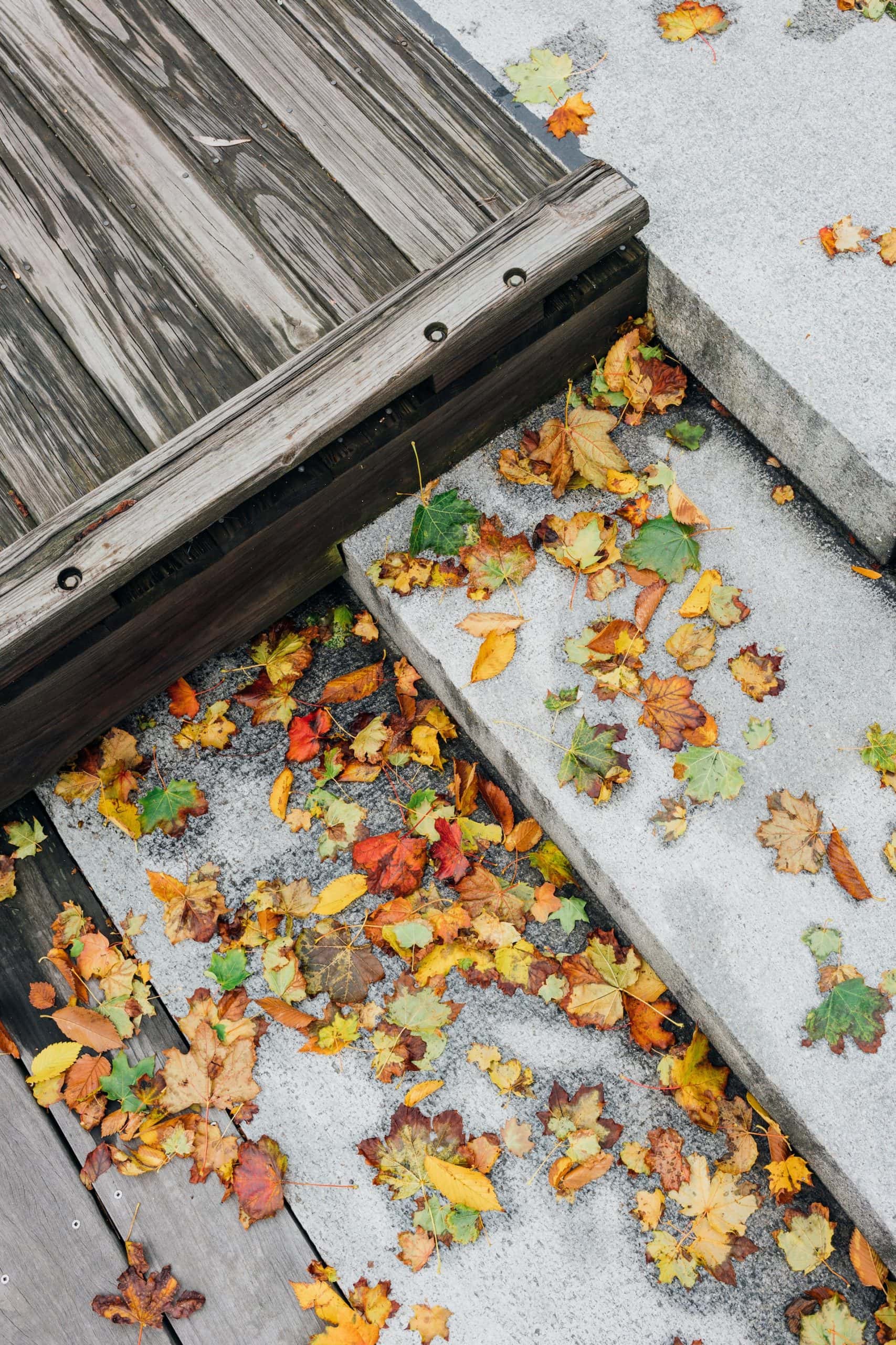 maintaining outside stairs