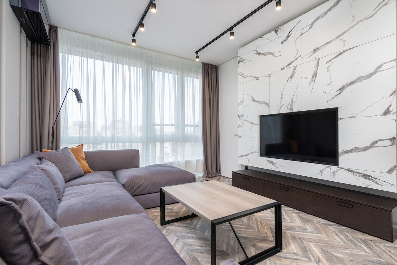 marble TV wall design