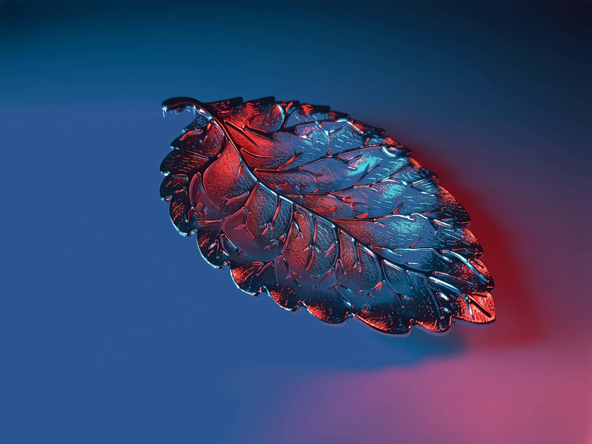 metal leaf wall decor