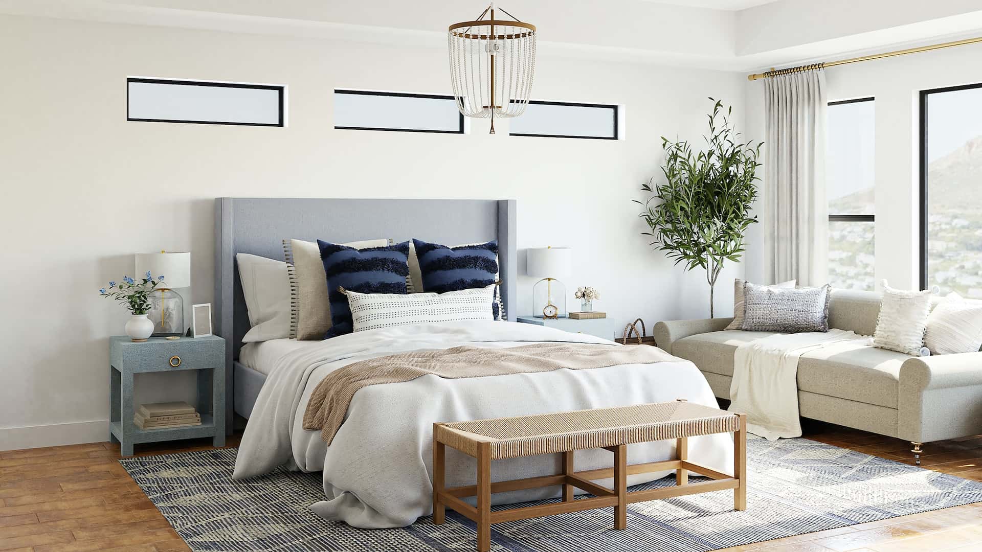 modern bedroom wall design