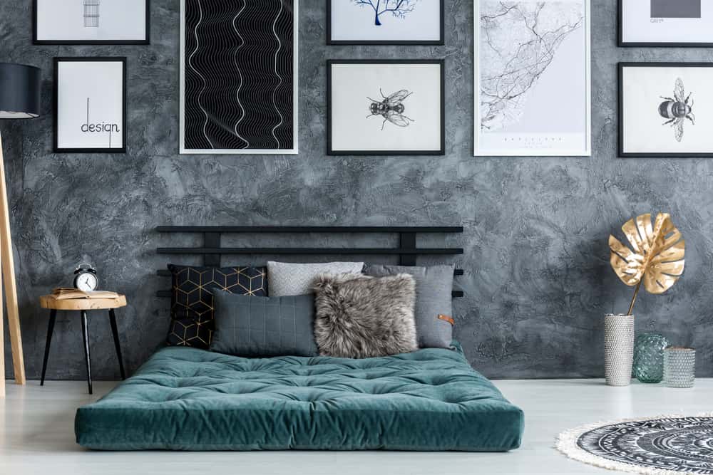 modern platform bed