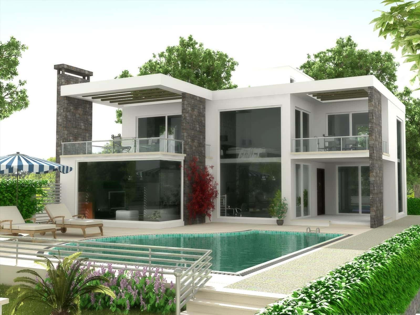modern pvc front wall