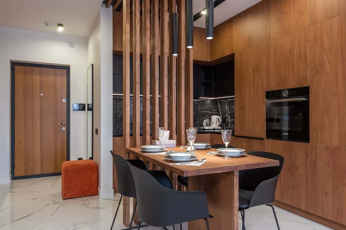 modern teak wood dining table designs