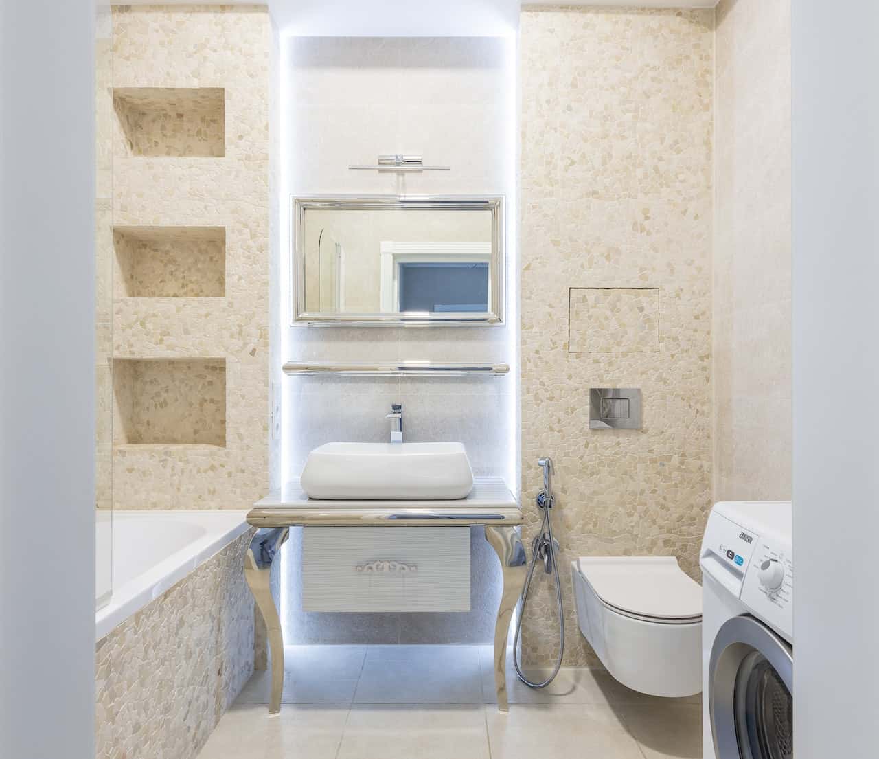 monotone mosaic pvc wall